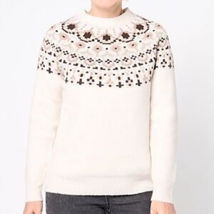 Denim & Co. Heritage Fair Isle Jacquard Sweater